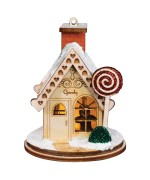 Ginger Cottages Wooden Ornament - Goody Goody Gum Drop